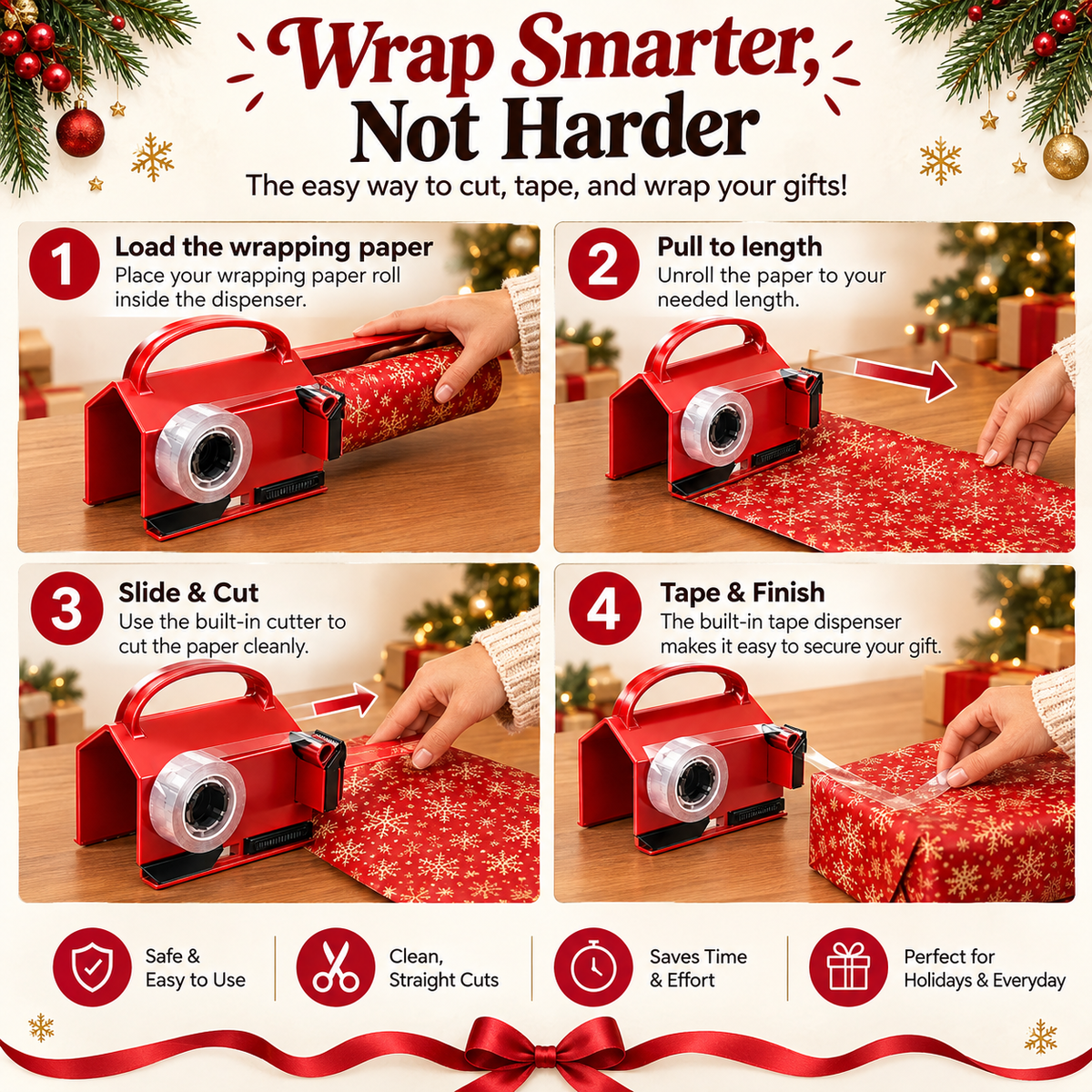 Jolly Glide – Santa’s Secret Gift Wrap Cutter 🎅